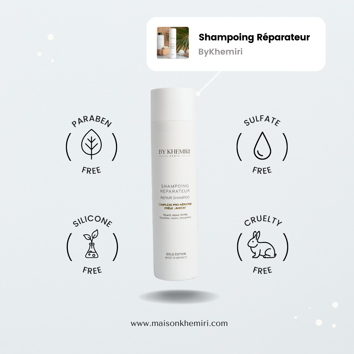 Repair Shampoo - Pro Keratin Complex - 250mL