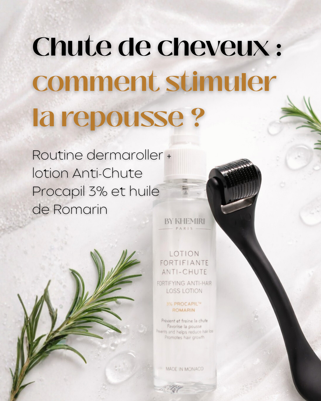 Kit Anti-Chute & Pousse Intense - Lotion Fortifiante au Procapil + Derma Roller