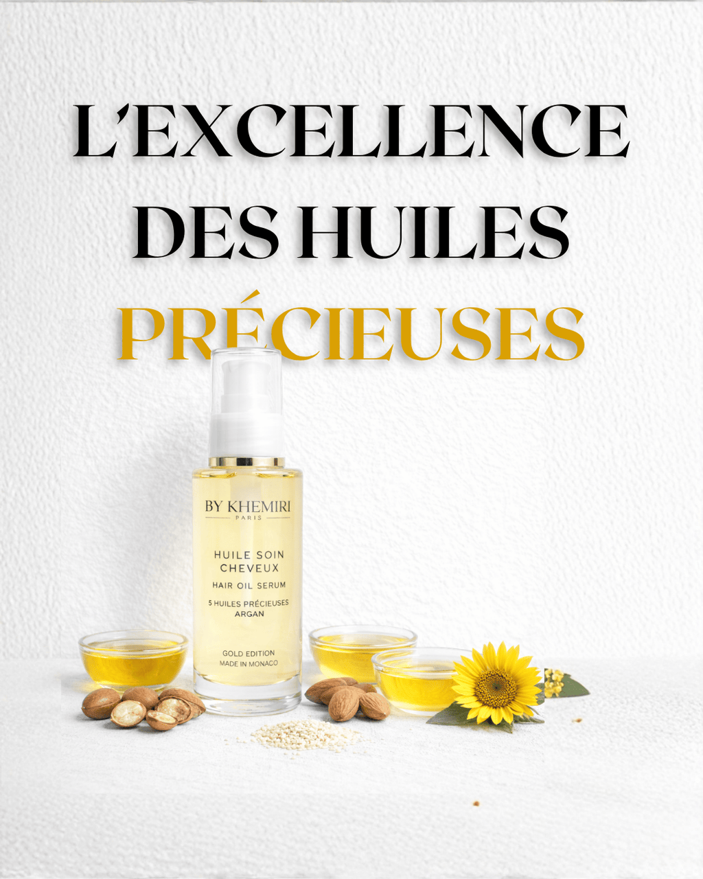 Sérum Capillaire aux 5 Huiles Précieuses - Réparateur & Protecteur