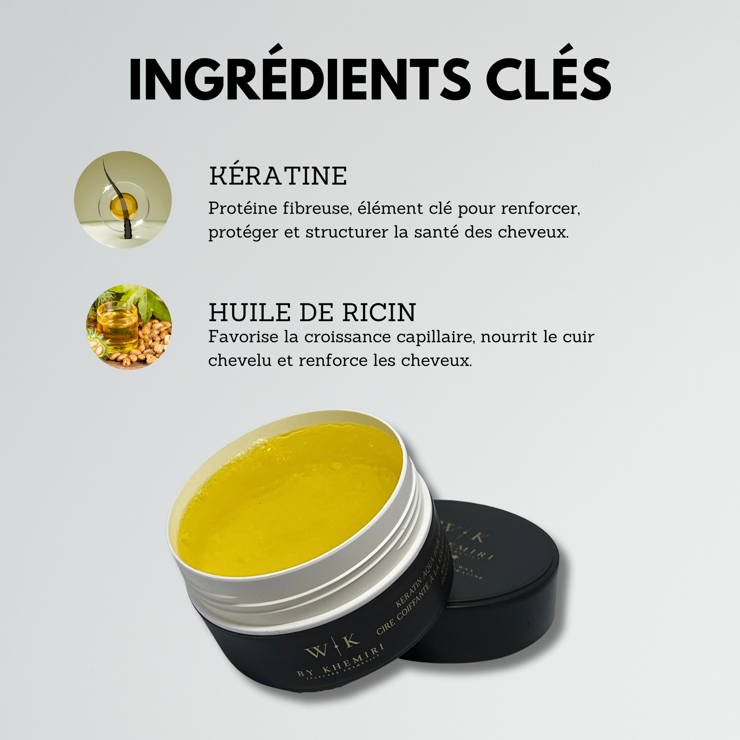 Cire Coiffante à la Kératine 150ML