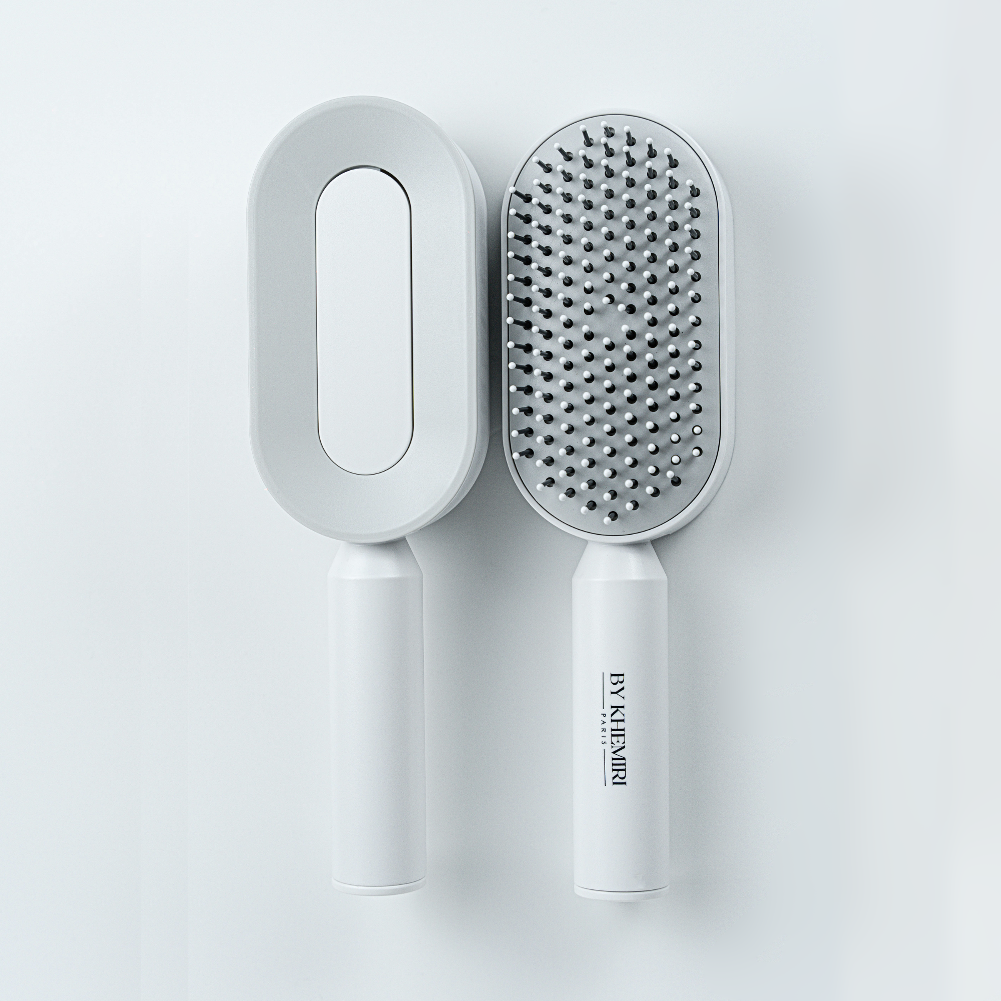 Hair Pop Brush – Brosse à bouton poussoir anti-cheveux By Khemiri