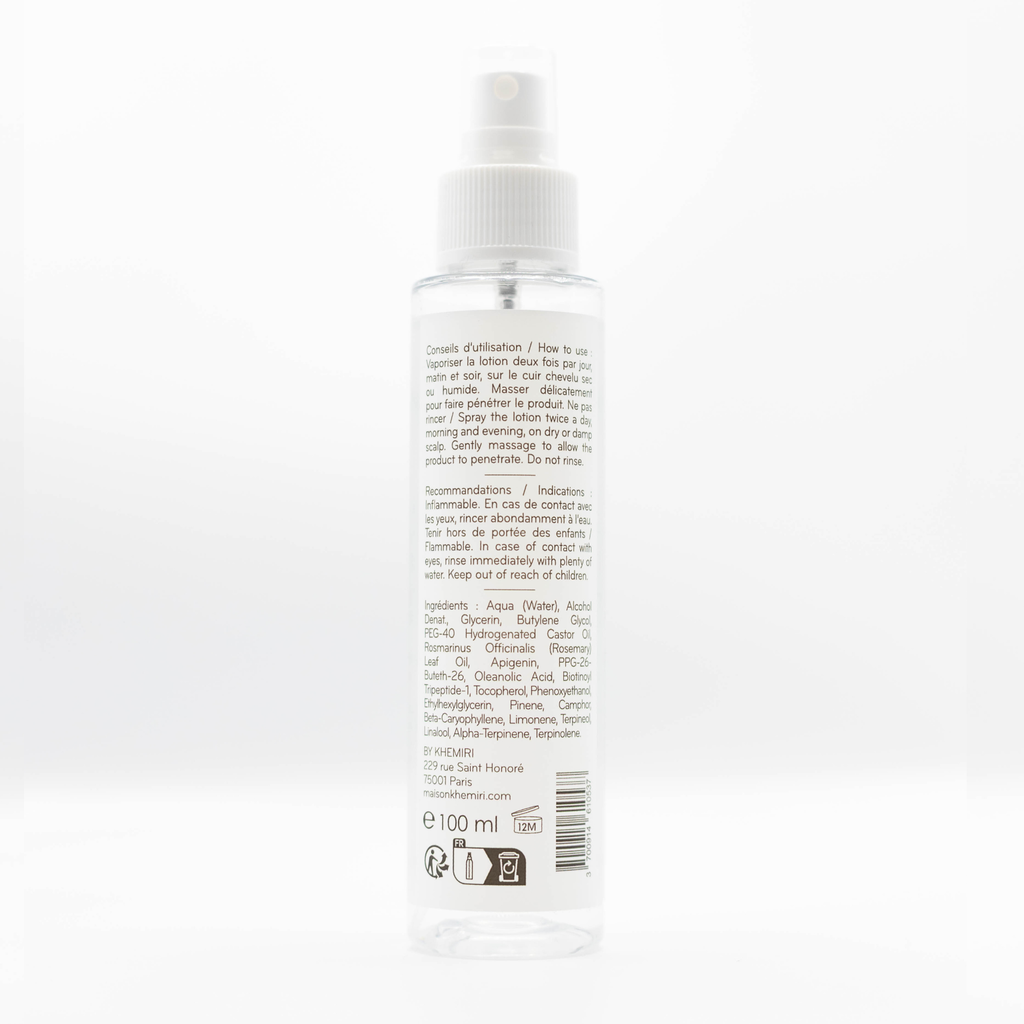 Loción fortificante anticaída con 3% de Procapil y aceite de romero