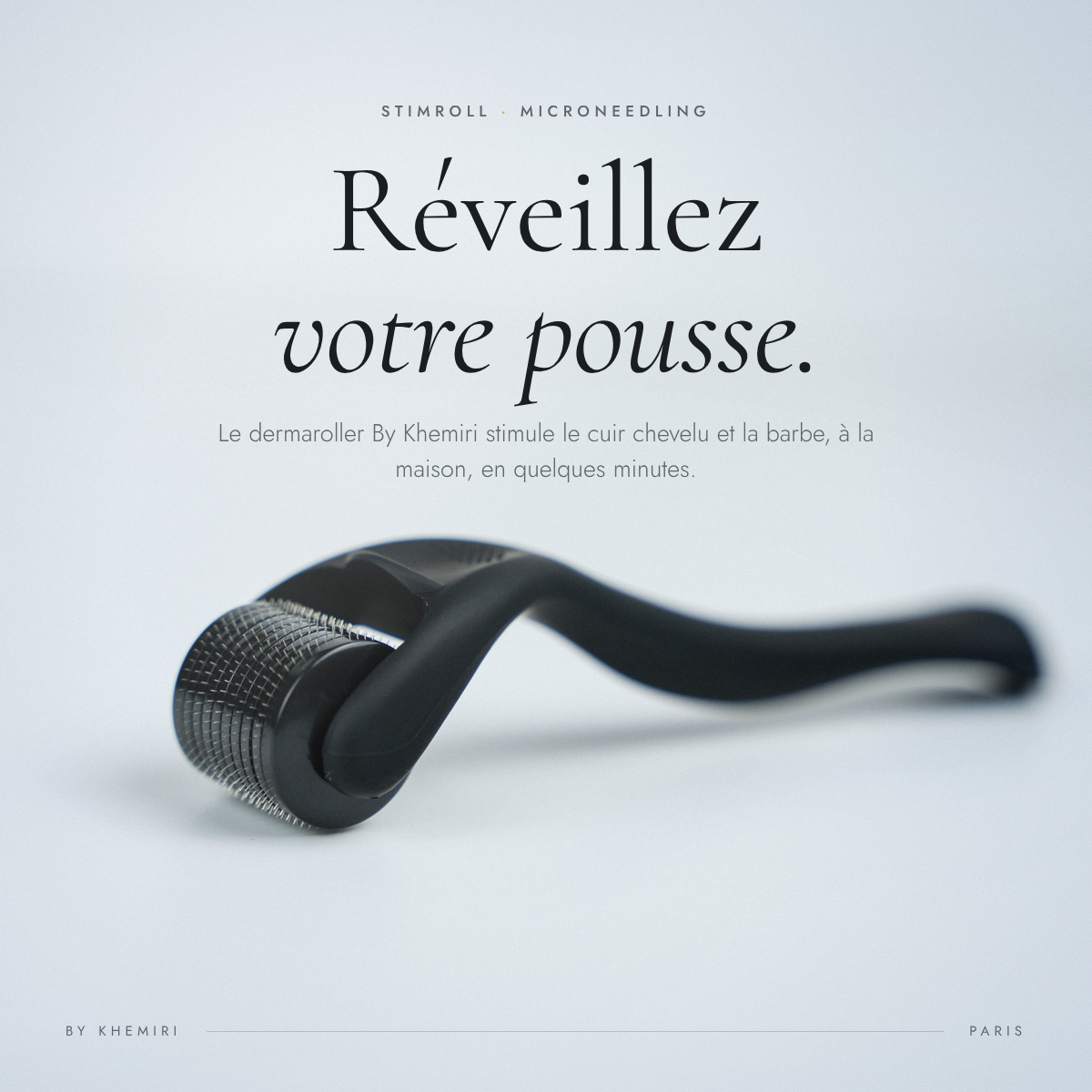 Derma Roller Microneedling – Stimule la Pousse Cheveux & Barbe