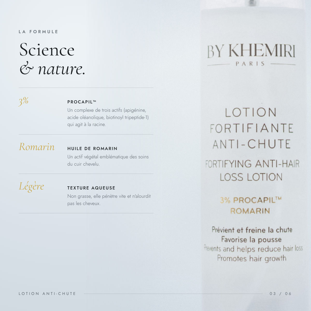 Kit Anti-Chute & Pousse Intense - Lotion Fortifiante au Procapil + Derma Roller
