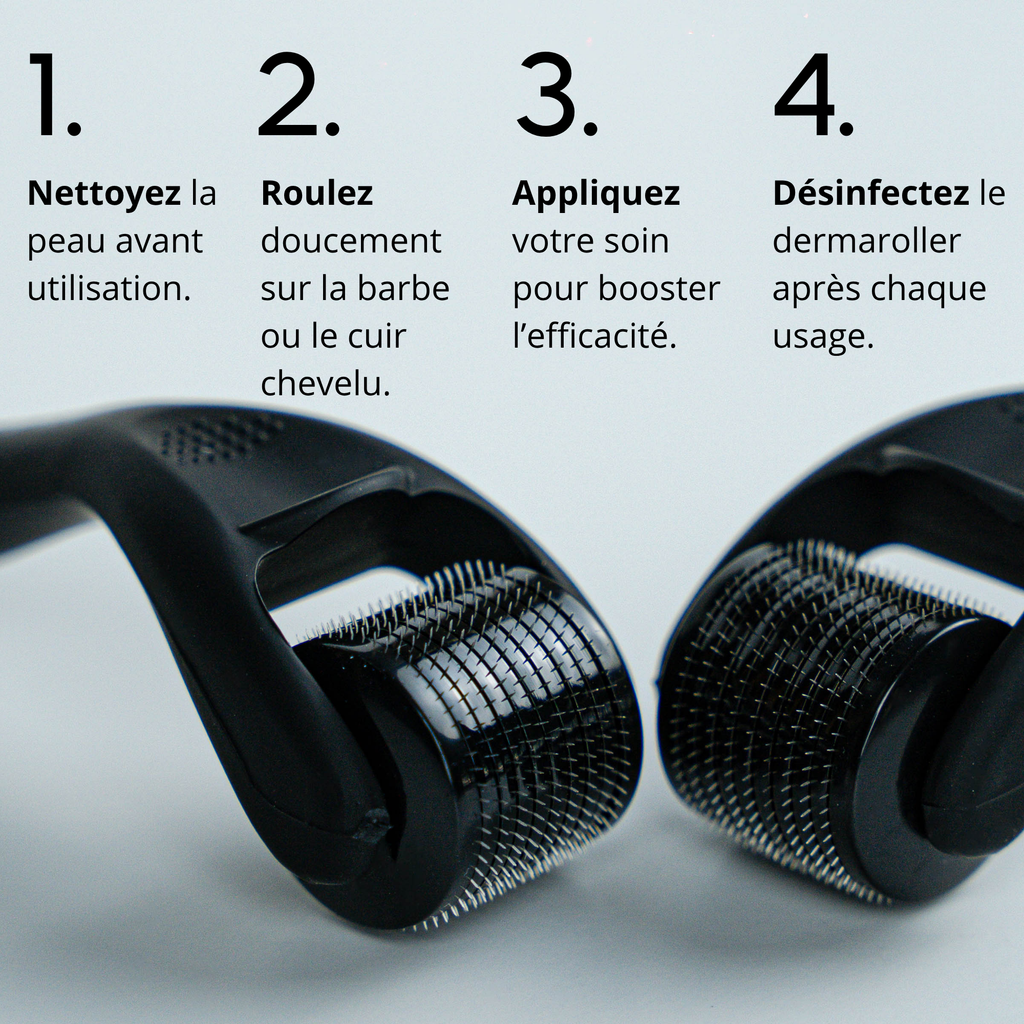 Derma Roller Microneedling – Stimulates Hair &amp; Beard Growth