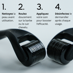 Derma Roller Microneedling – Stimulates Hair &amp; Beard Growth